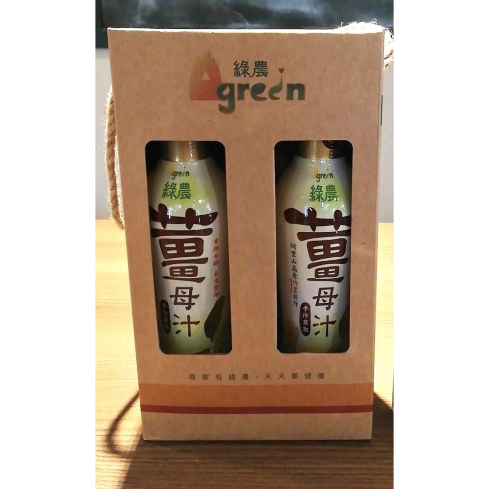 【綠農】薑母汁禮盒組*3組（每組2瓶，共6瓶，每瓶290ml（含運）